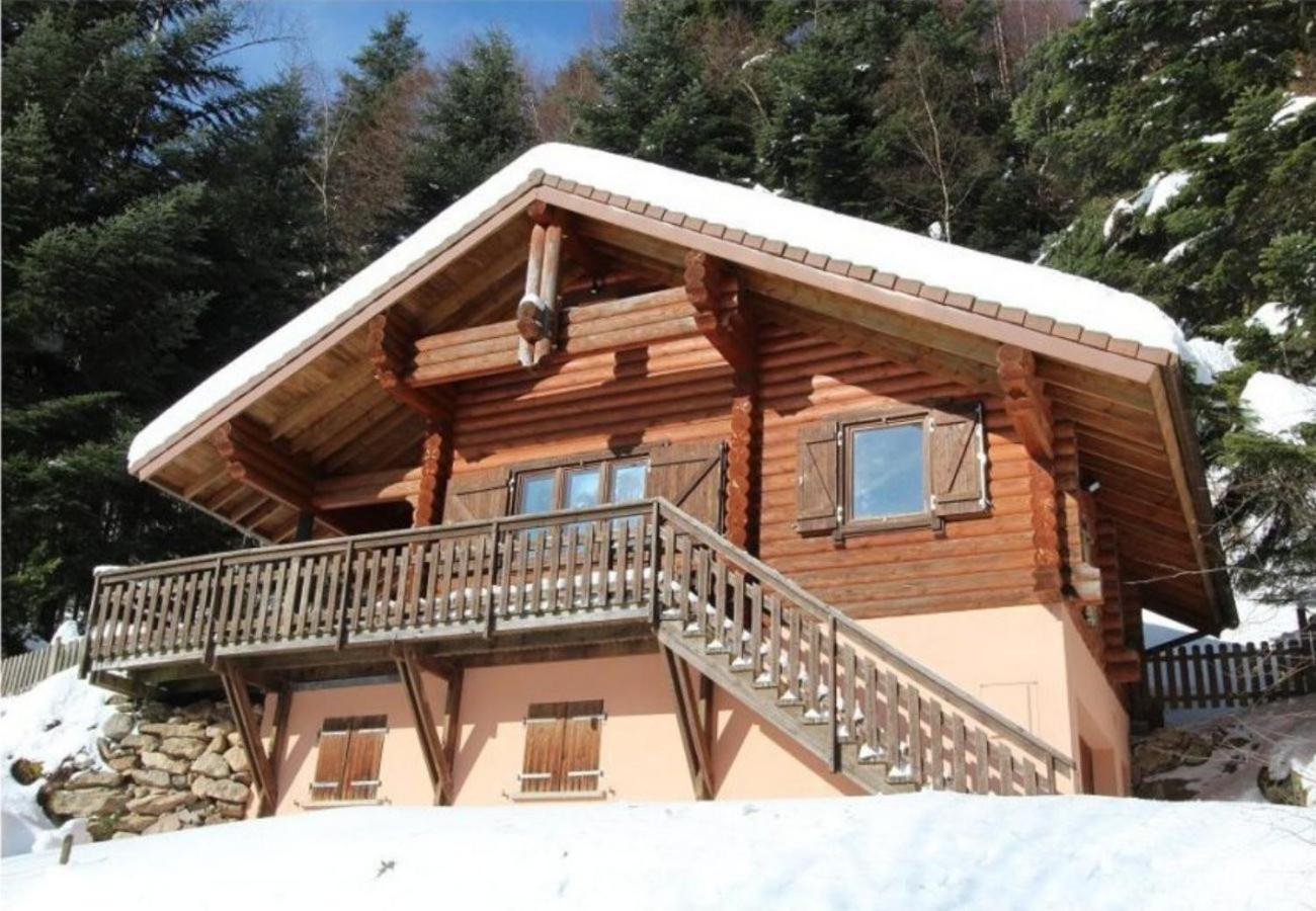 Le Grand Cerf En Rondins Avec Jacuzzi Chalet La Bresse