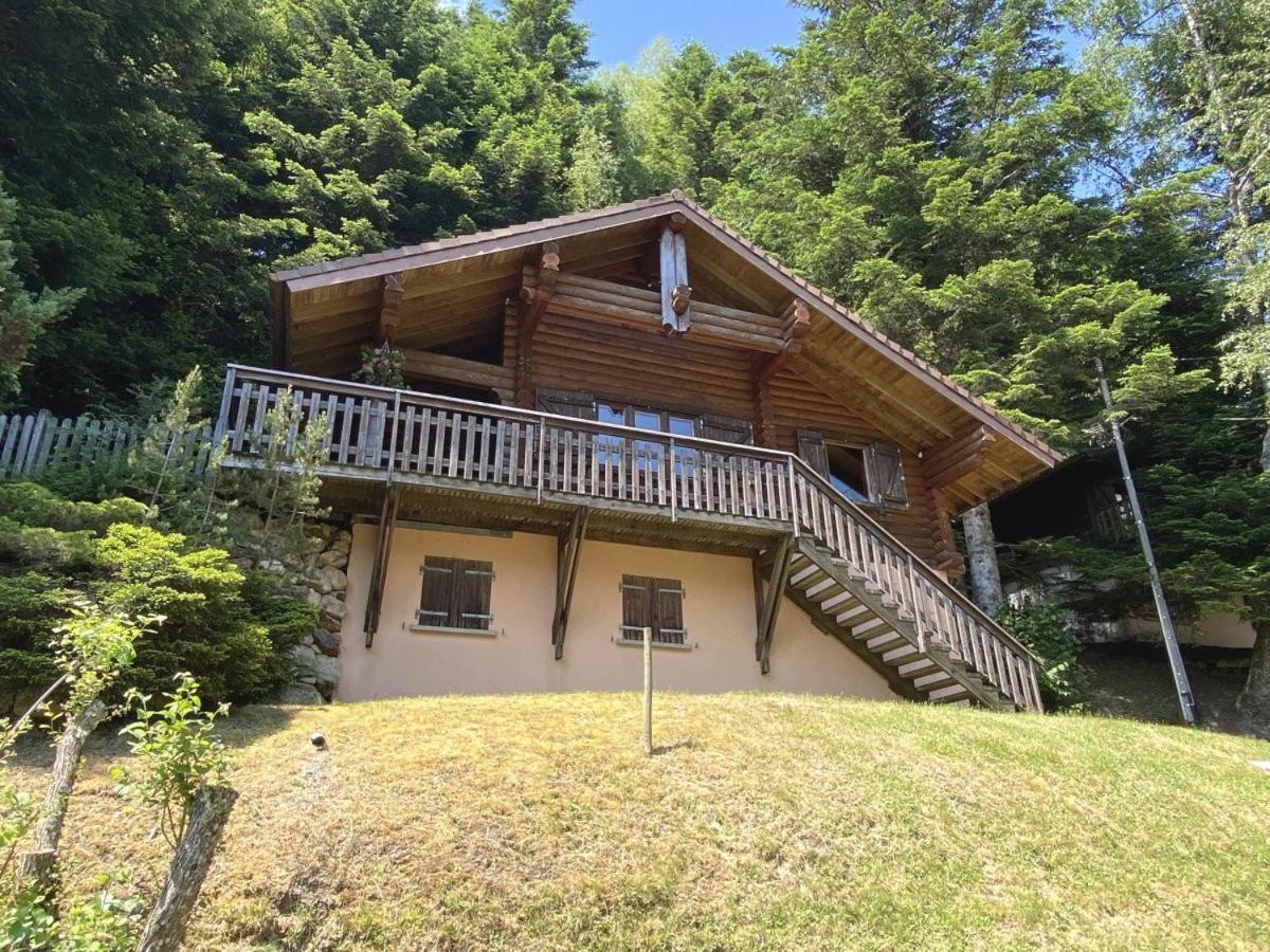 Chalet Le Grand Cerf En Rondins Avec Jacuzzi La Bresse