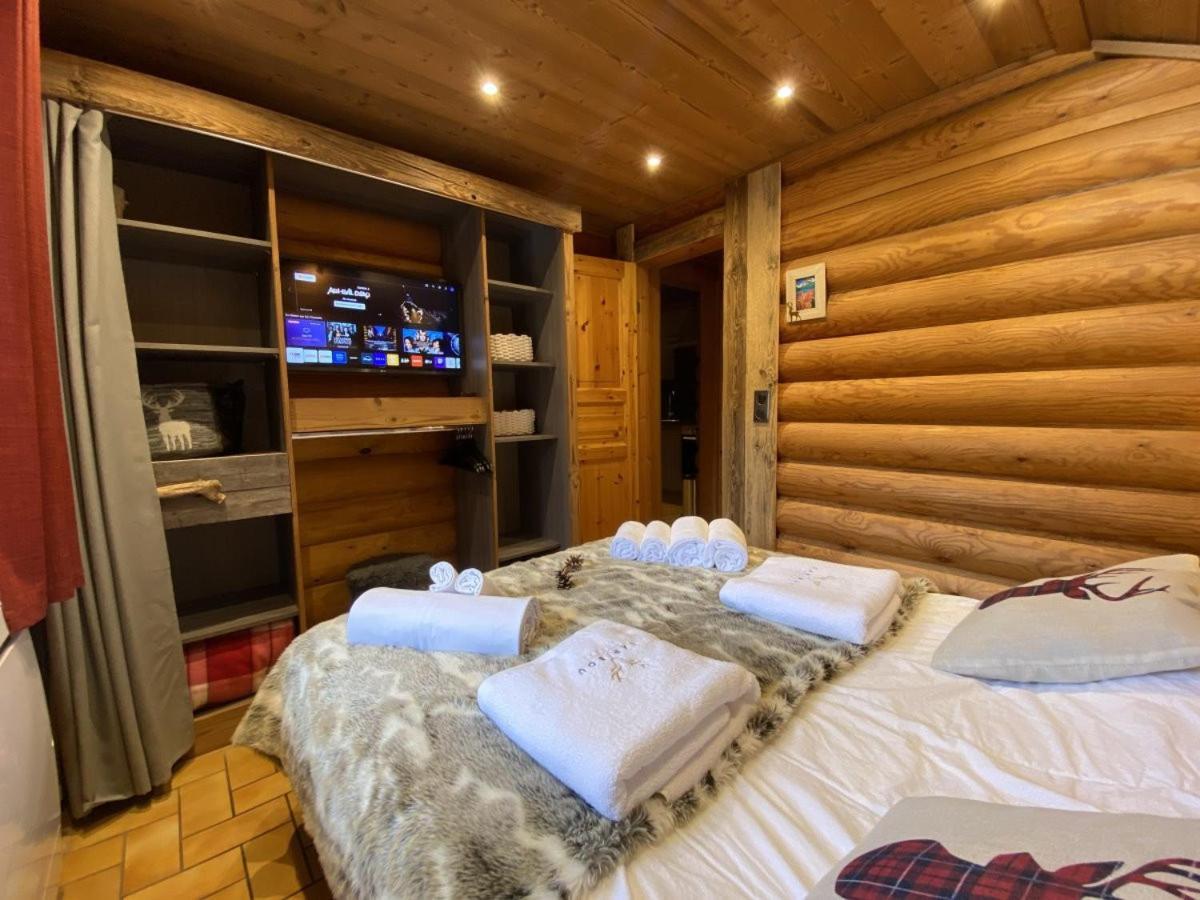 Le Grand Cerf En Rondins Avec Jacuzzi Chalet