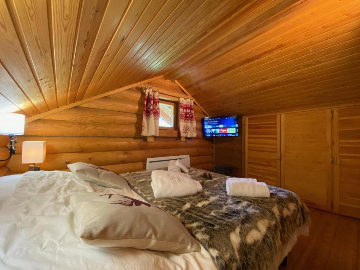 Le Grand Cerf En Rondins Avec Jacuzzi Chalet La Bresse